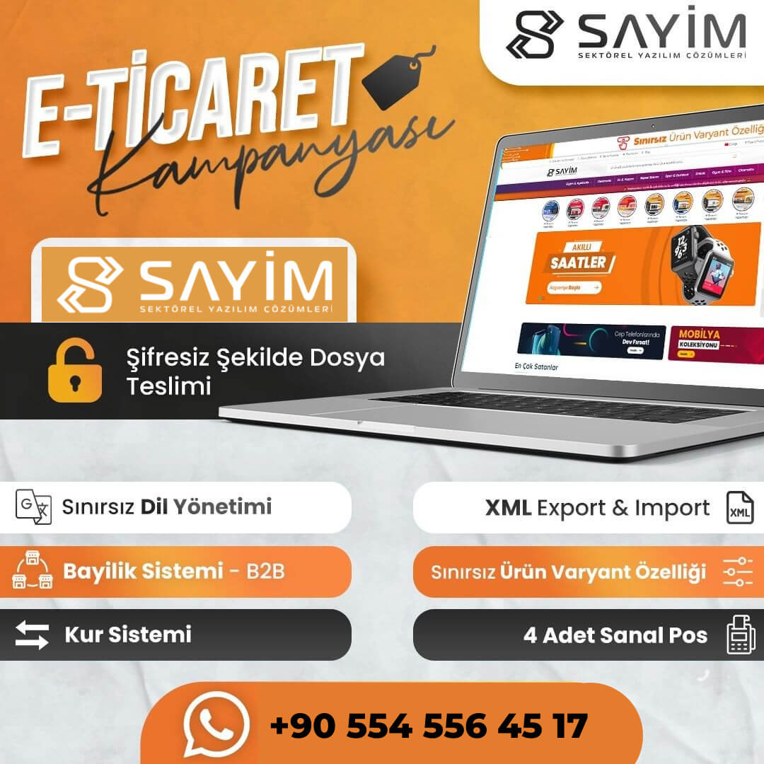 AknasWeb Gate E-Ticaret Yazılımı <br>(Bayi Sistemi b2b + Dil + Kur + Xml)