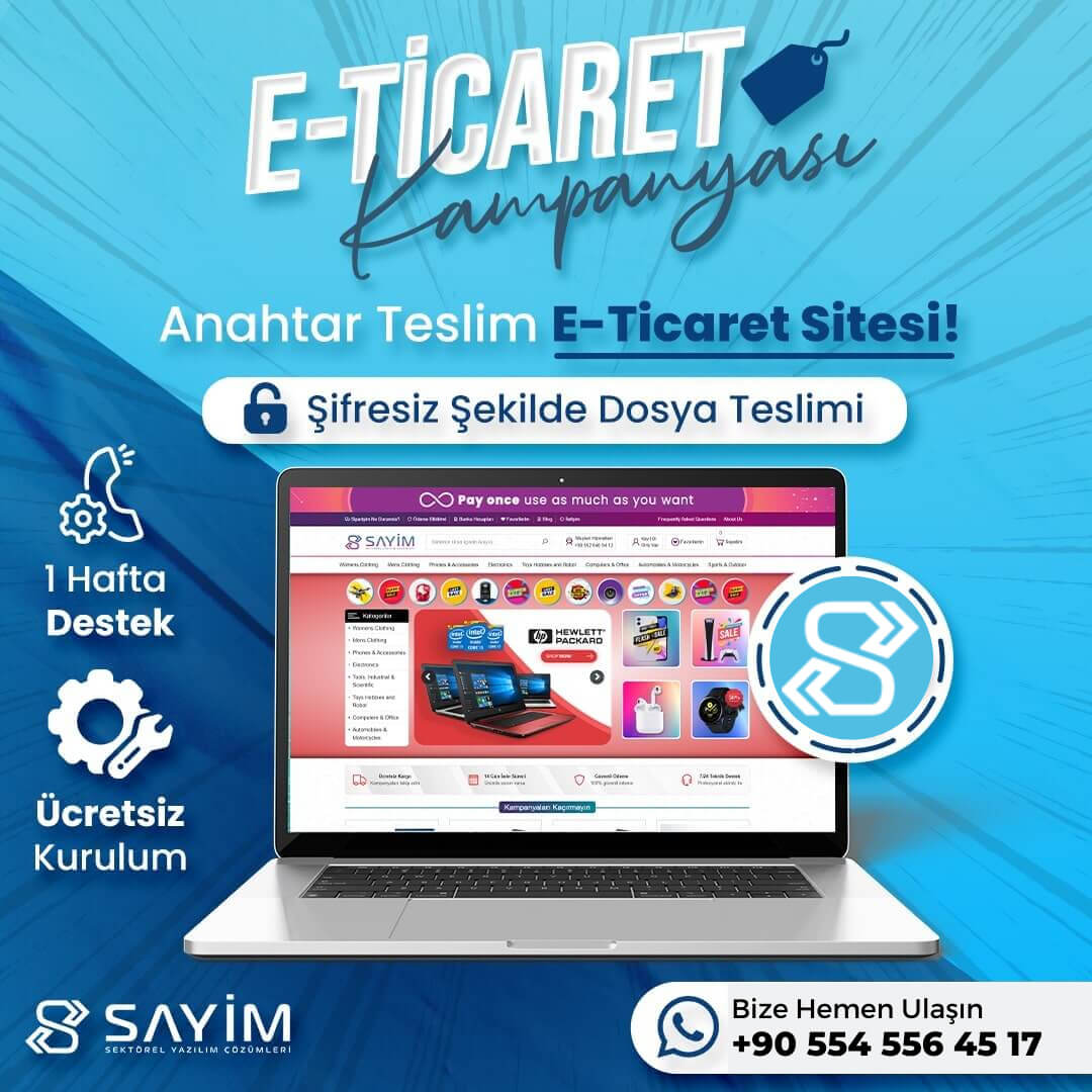 AknasWeb Global E-Ticaret Yazılımı