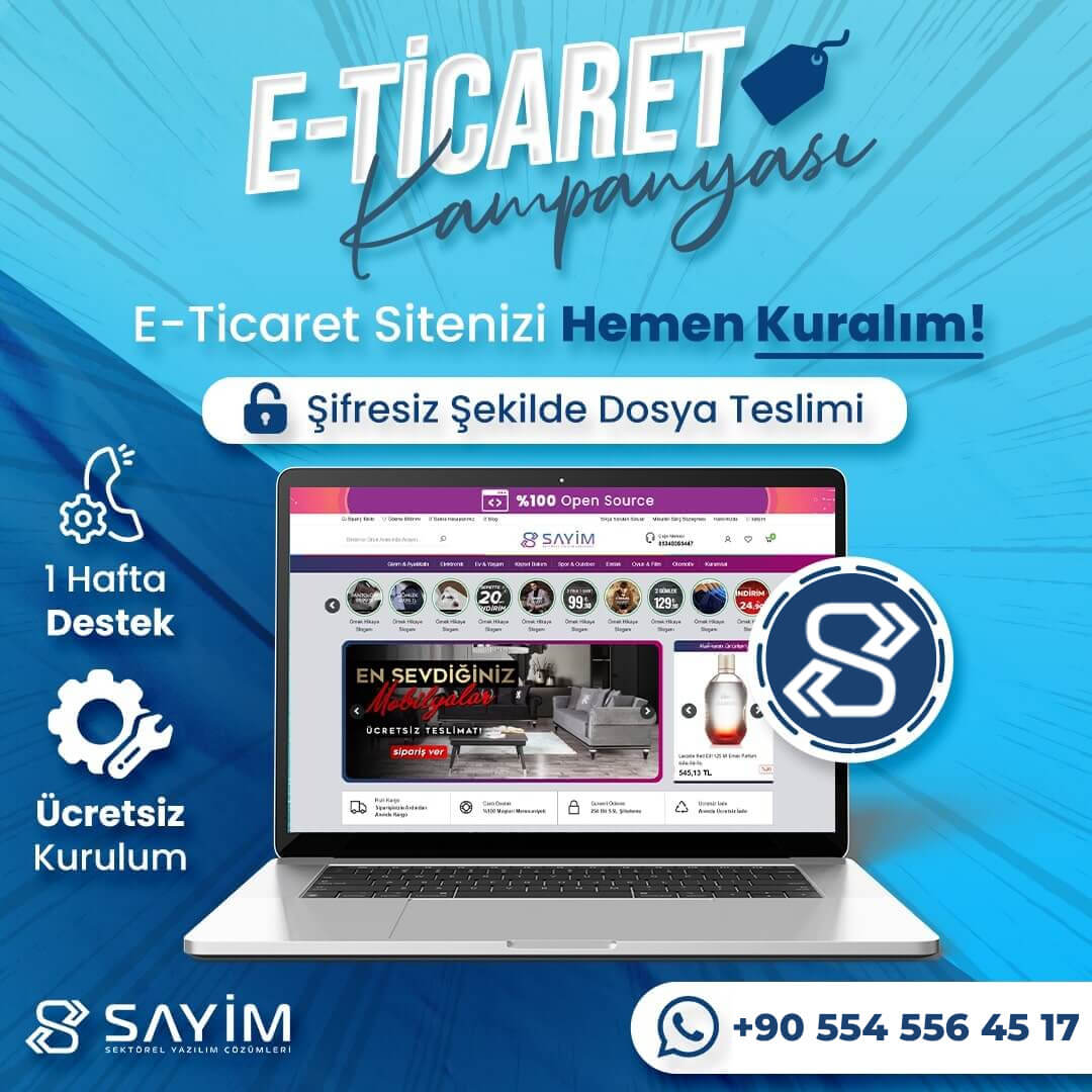 AknasWeb v3 E-Ticaret Yazılımı